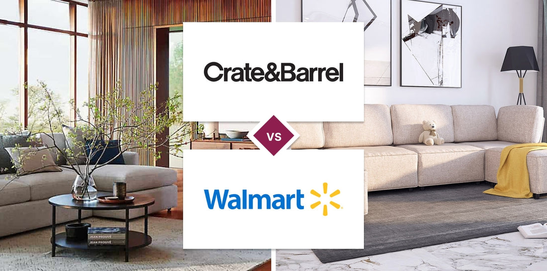 Crate and Barrel vs Walmart