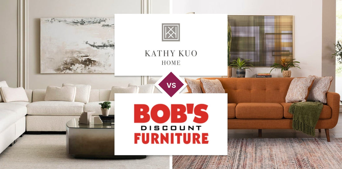 Kathy Kuo Home vs Bob's Discount Furniture