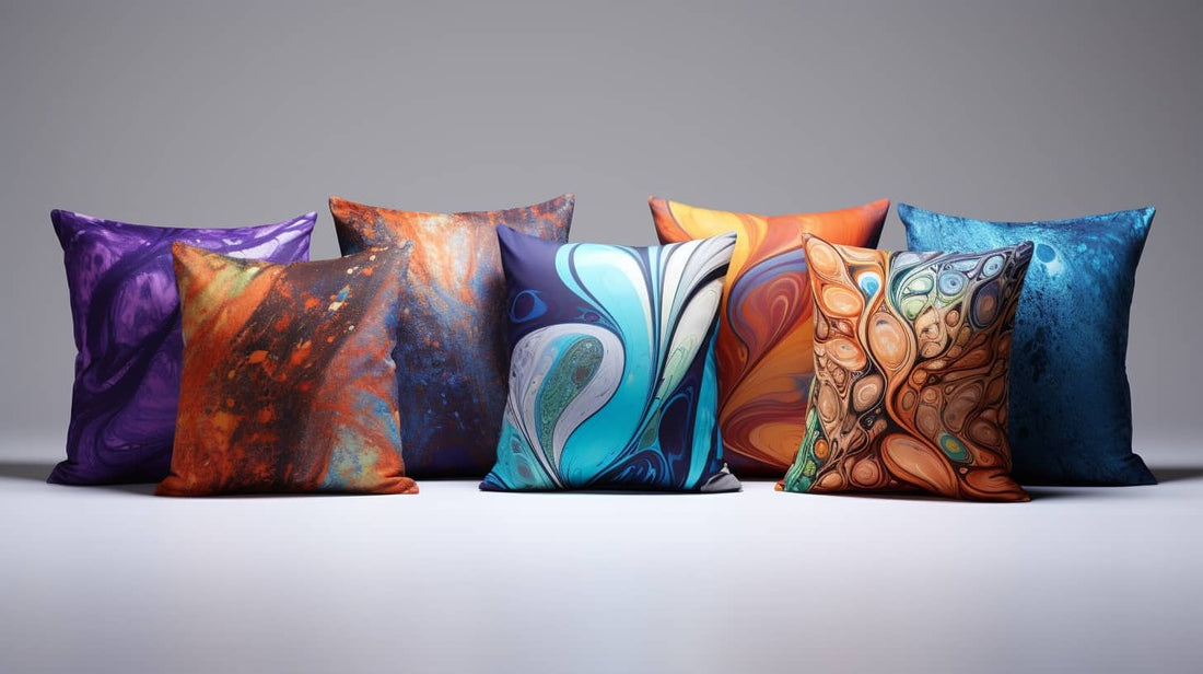 Crazy Colored Throw Pillows