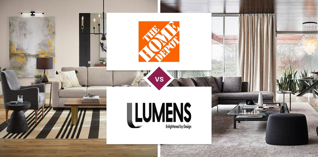 Home Depot vs Lumens