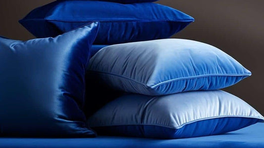 brand new velvet Blue pillows