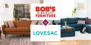 Bob's Discount Furniture vs Lovesac