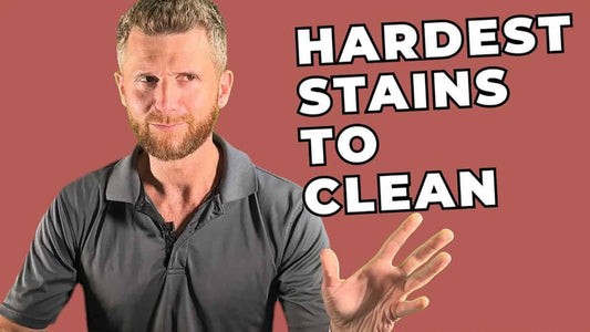 How to take out all the hardest to remove stains after any spills and accidents.
