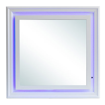 Elegant Transitional LED Mirror