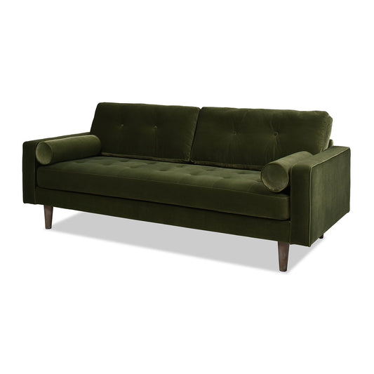 Nicholas - Mid-Century Modern Sofa - Olive Green