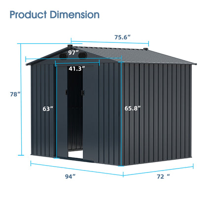 Chery Industrial - Garden Metal Shed Premium