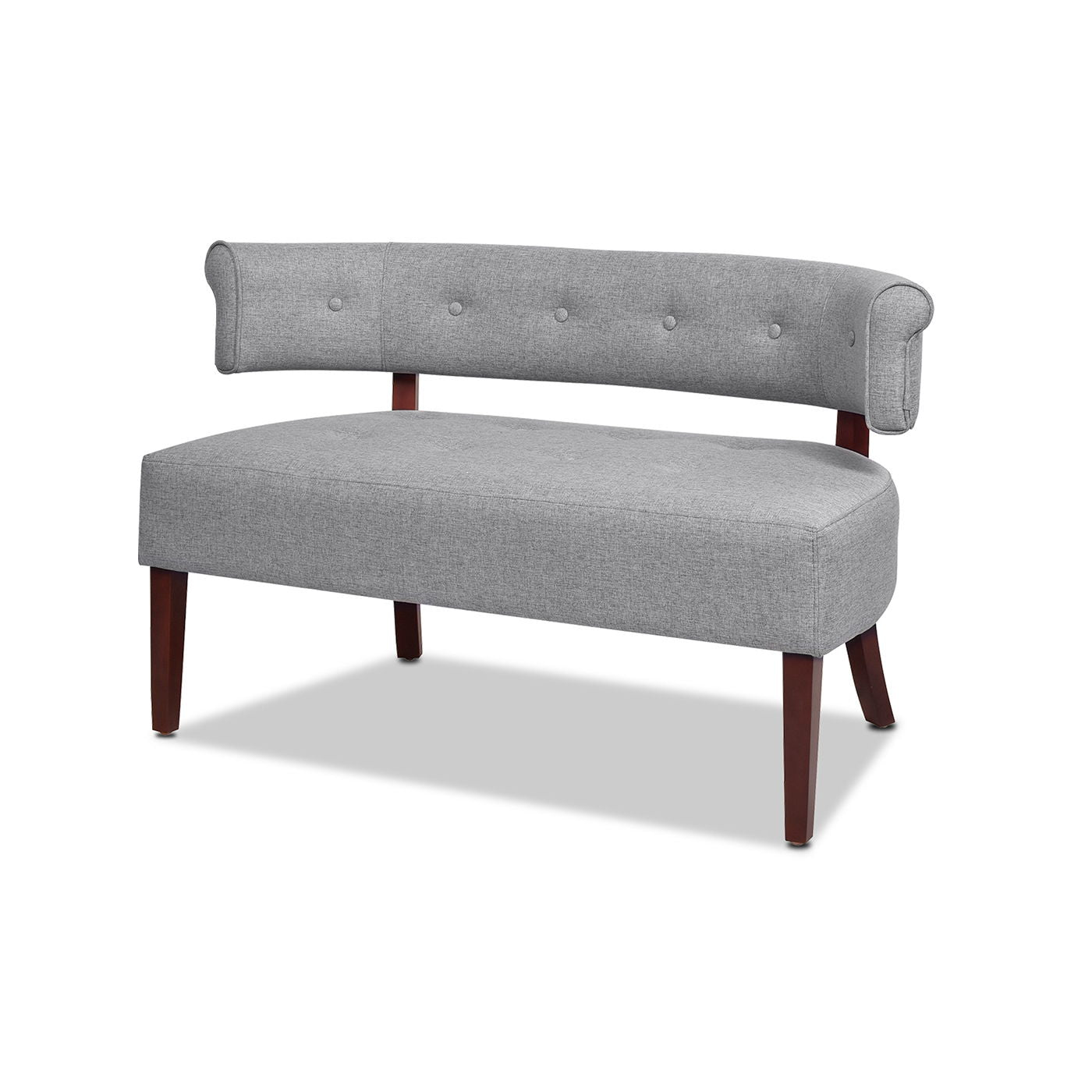 Jared - Versatile Roll Arm Tufted Bench Settee