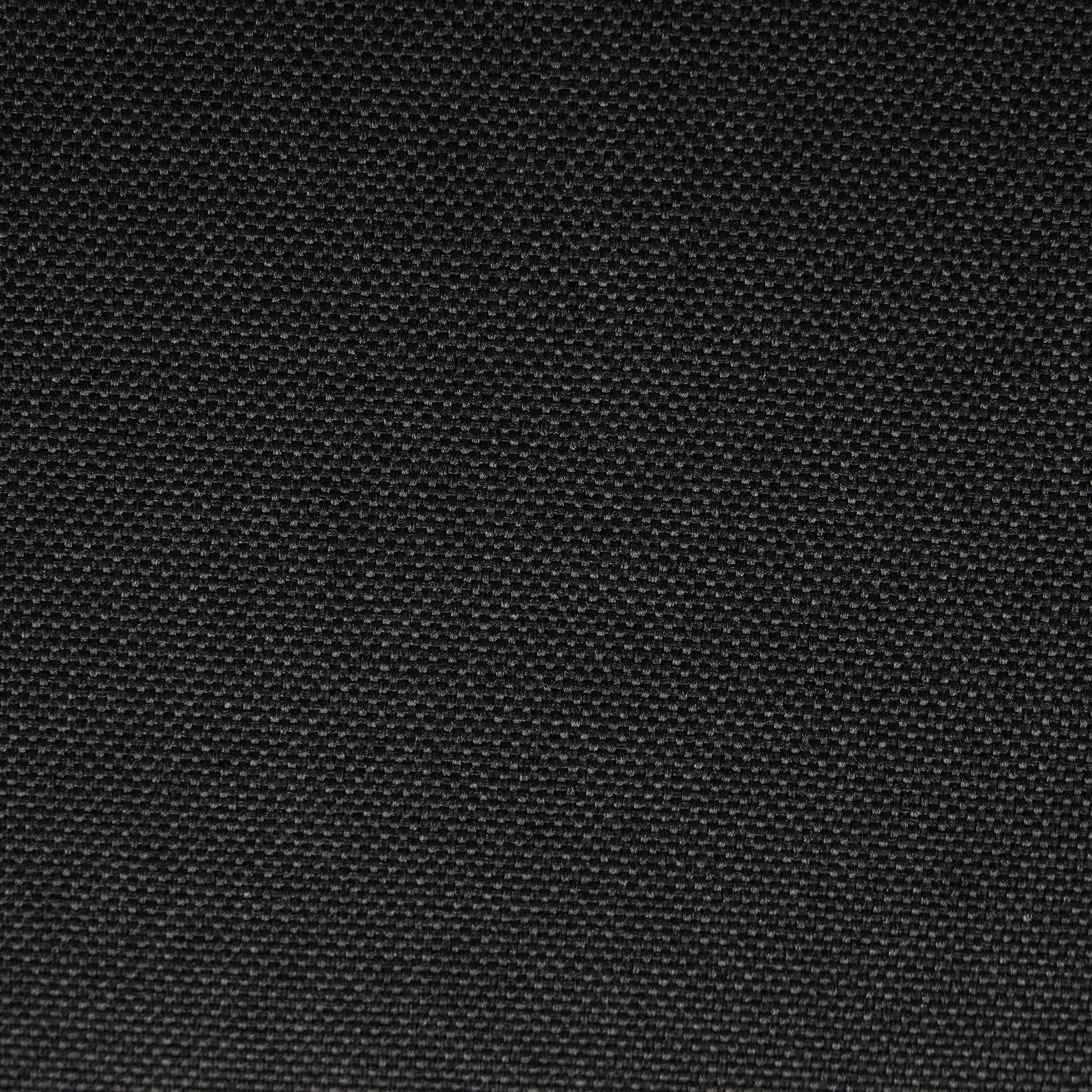 Close-up of a black textured fabric on the Pull Out Sofa Bed Loveseat, showing a grid pattern with tiny, evenly spaced squares. The slightly rough texture adds a subtle pattern to this Twin Size Memory Mattress sleeper, also featuring two USB ports for convenience in living room spaces.