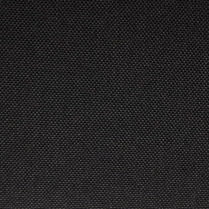 Close-up of a black textured fabric on the Pull Out Sofa Bed Loveseat, showing a grid pattern with tiny, evenly spaced squares. The slightly rough texture adds a subtle pattern to this Twin Size Memory Mattress sleeper, also featuring two USB ports for convenience in living room spaces.