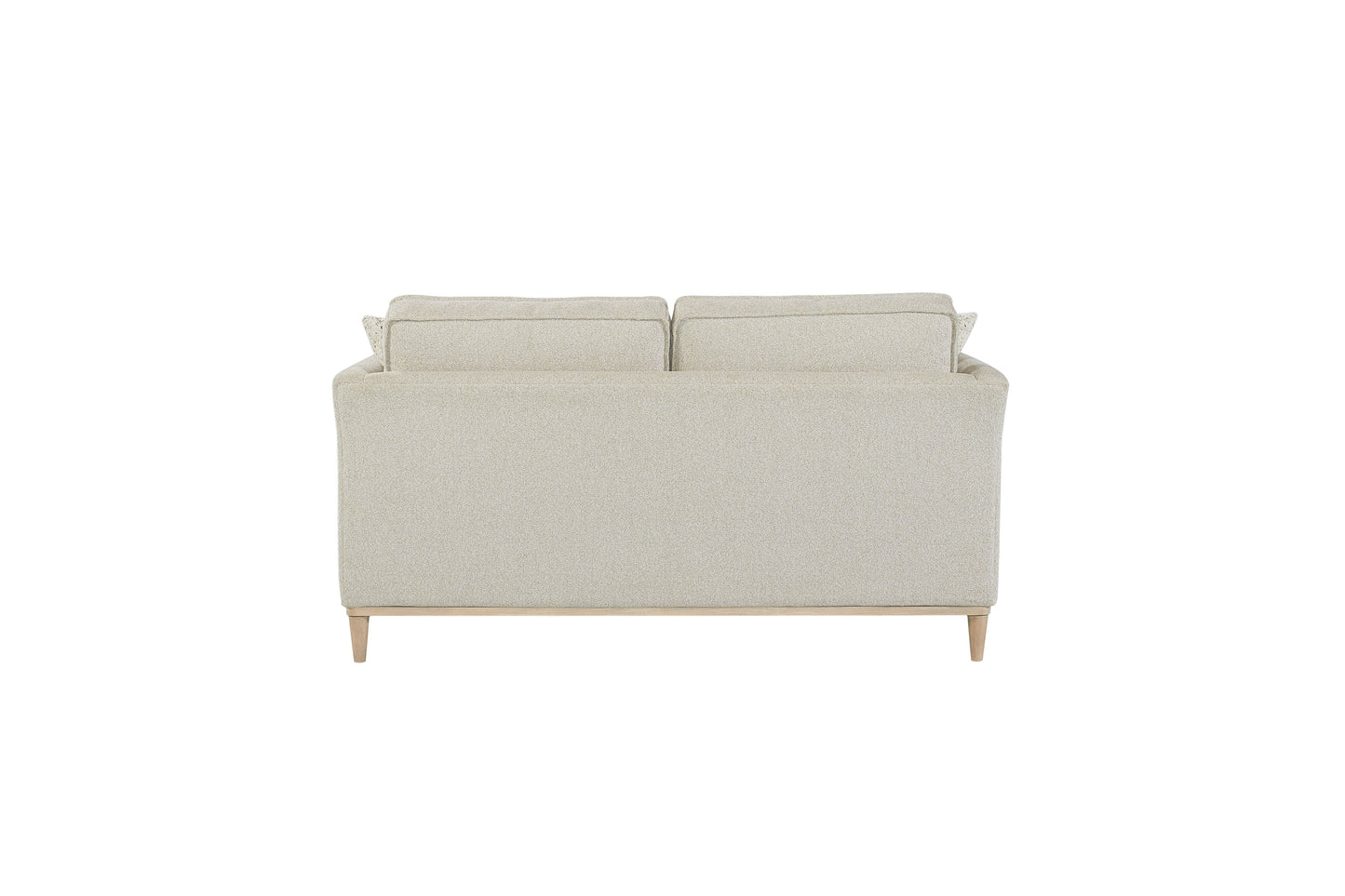 Loveseat With 2 Reversable Cushions And 2 Pillows - Off White