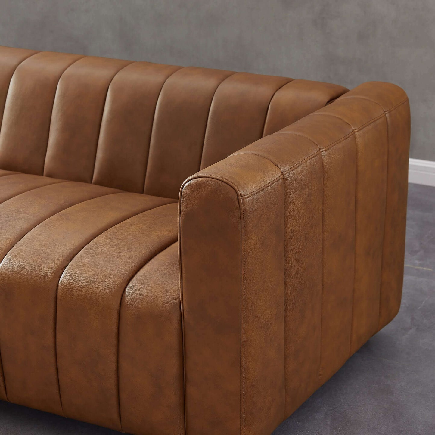 Elrosa - Upholstery Channel Tufted Sofa