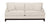 Singer Ecru (Q7035): heathered chenille solid / 81" sofa