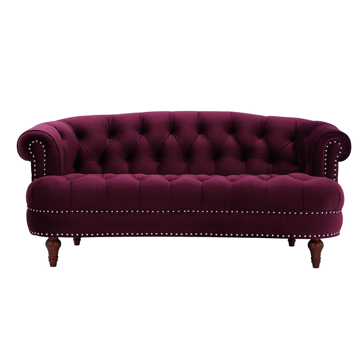 La Rosa - Victorian Chesterfield Loveseat