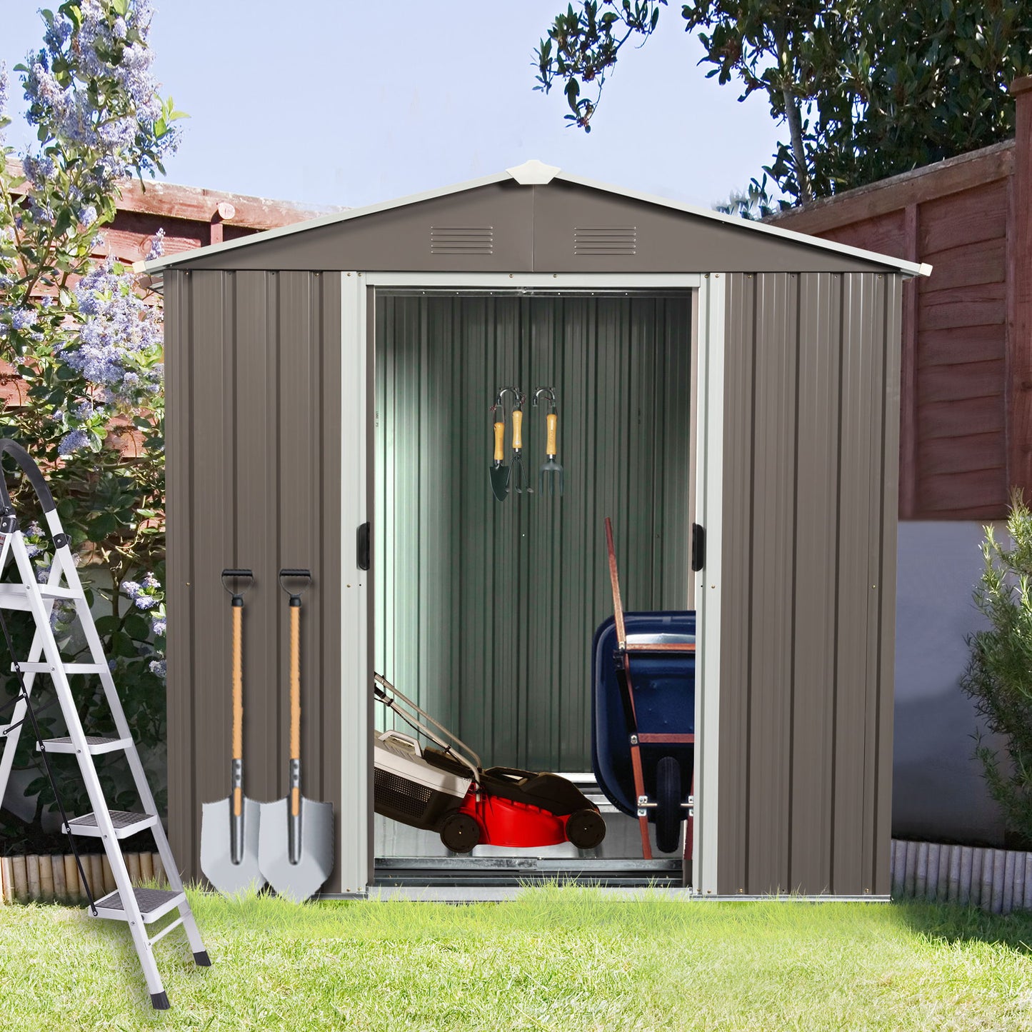 Outdoor Metal Storage Shed