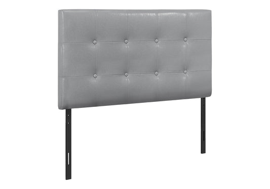 Twin Size, Bed Headboard Only, Upholstered, Transitional - Gray