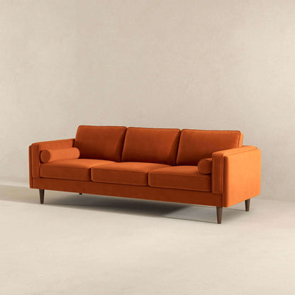 Amber - Mid-Century Modern Luxury Modern Velvet Sofa