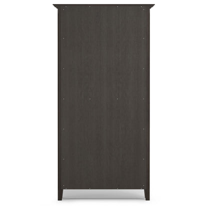 Amherst - Transitional 5 Shelf Bookcase - Brown