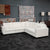 White / 3 Pc. Sectional