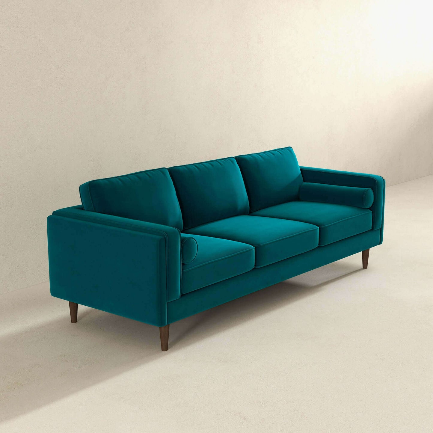 Amber - Mid-Century Modern Luxury Modern Velvet Sofa