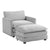 Grey / 1 Seat With Ottoman