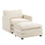 Beige / 1 Seat With Ottoman