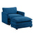 Navy / 1 Seat With Ottoman