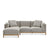 Pearl Beige / LAF - Chaise on the Left / Natural