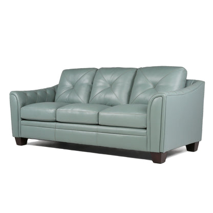 Modern Tufted Leather Sofa