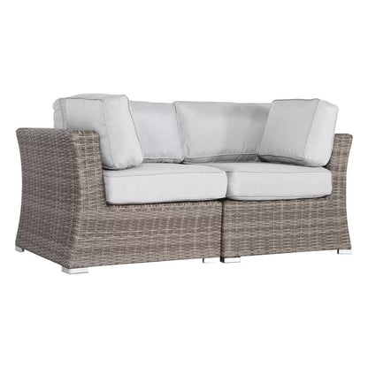 Outdoor Loveseat With Cushions - Gray Mix