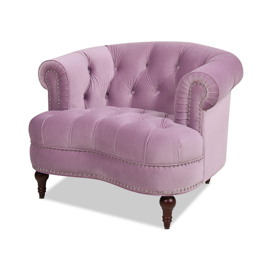 La Rosa - Victorian Tufted Upholstered Accent Chair