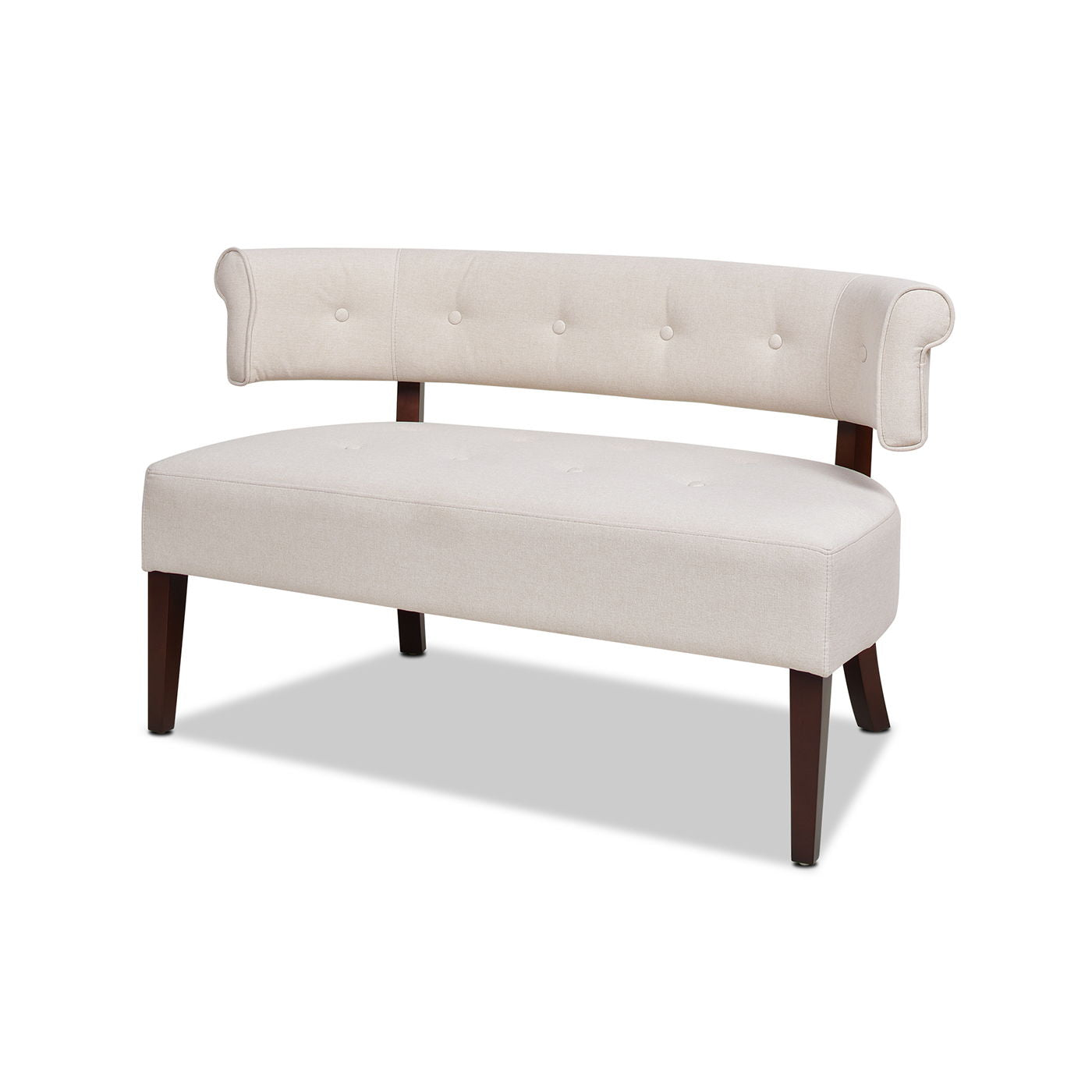 Jared - Versatile Roll Arm Tufted Bench Settee