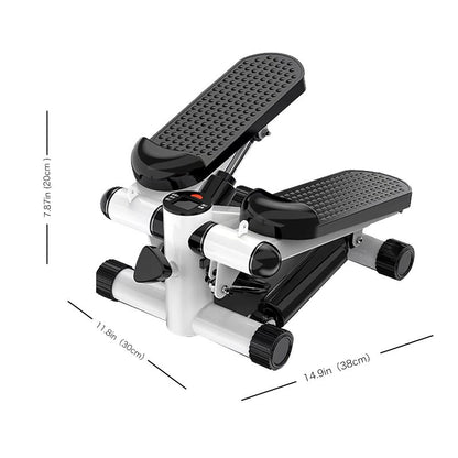 Mini Stepper For Exercise - 300 Lbs Loading Capacity, Hydraulic Fitness Stepper With Lcd Monitor