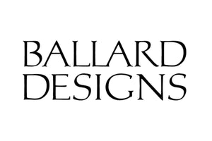 The image shows the logo of Ballard Designs, featuring the company name "Ballard Designs" in a serif font with capitalized letters, on a white background.