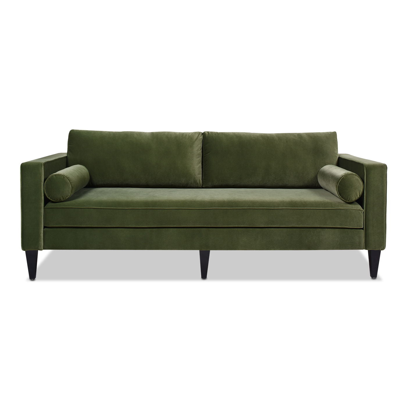 Nicholi - Mid-Century Modern Sofa - Olive Green