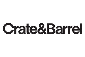 The image shows the Crate & Barrel logo, consisting of the words "Crate&Barrel" in bold, black font on a white background.