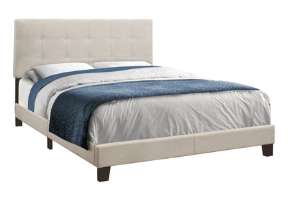 Bed, Upholstered, Frame Only, Transitional