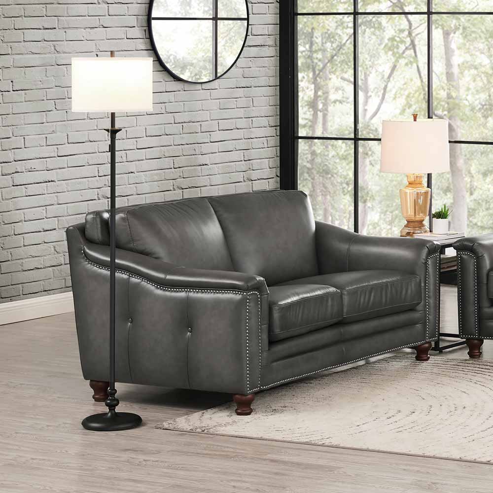 Belfast - Top Grain Leather Loveseat