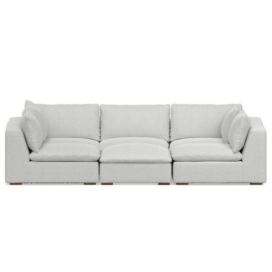 Jasmine - Pit Sectional Sofa - Gray