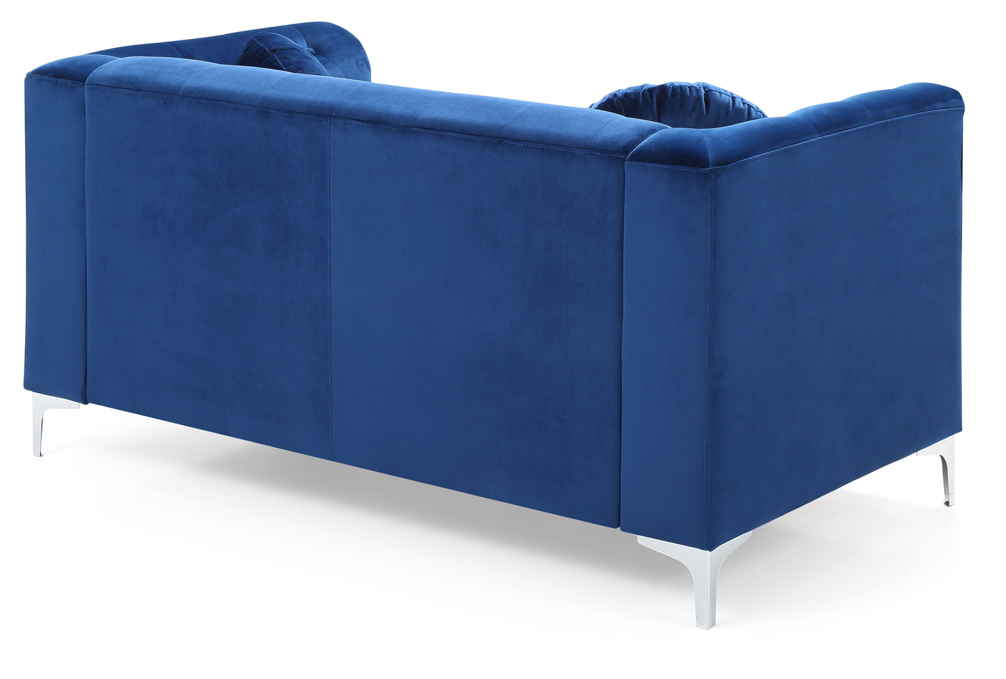 Stylish Sloped Arm Loveseat