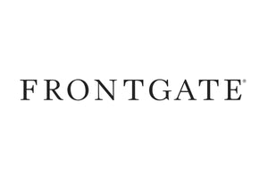 The image features the word "FRONTGATE" in all capital letters with a straightforward, serif font against a plain white background.