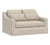 Oatmeal Performance Chateau Basketweave / Loveseat 60"