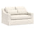 Ivory Performance Chateau Basketweave / Loveseat 60"