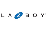 La-Z-Boy logo with the word "LA-Z-BOY" written in black capital letters. The "Z" is larger, bold, and enclosed in a blue oval shape. The background is white.