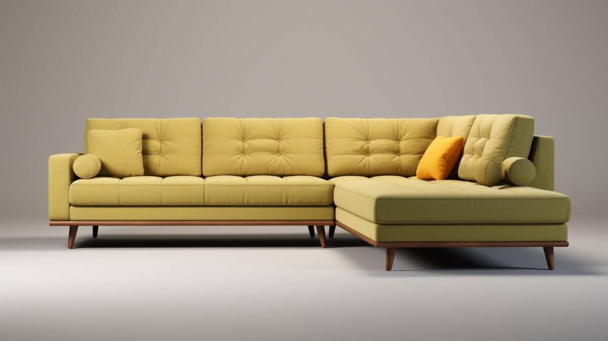 L Shaped sectional gold