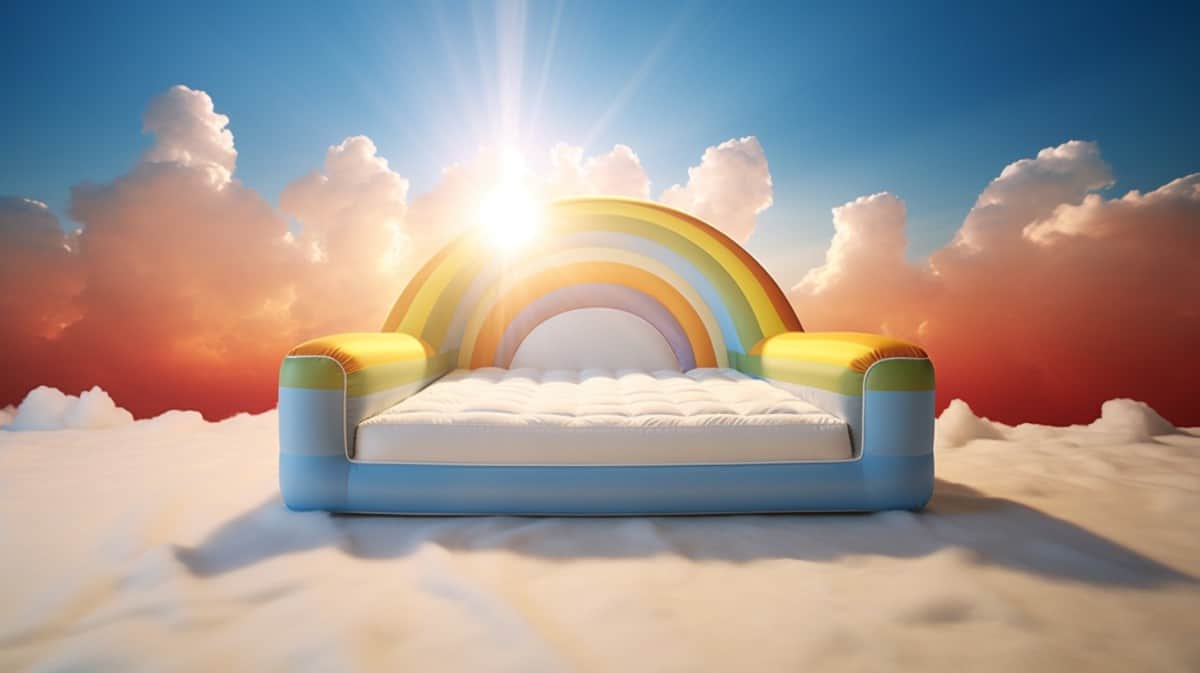 Rainbows and sunshine on a sleeper