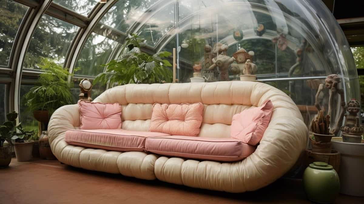 outdoor bubble couch