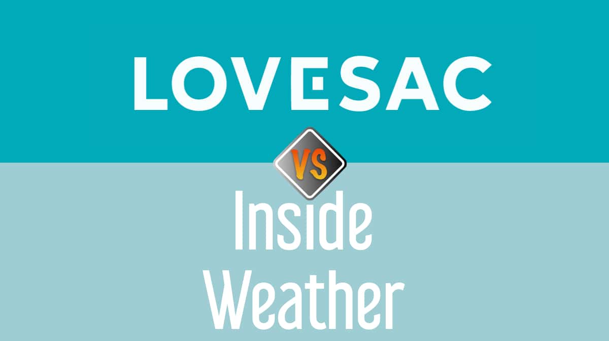 Lovesac couch company comparison to Inside Weather couch company. Modular couches