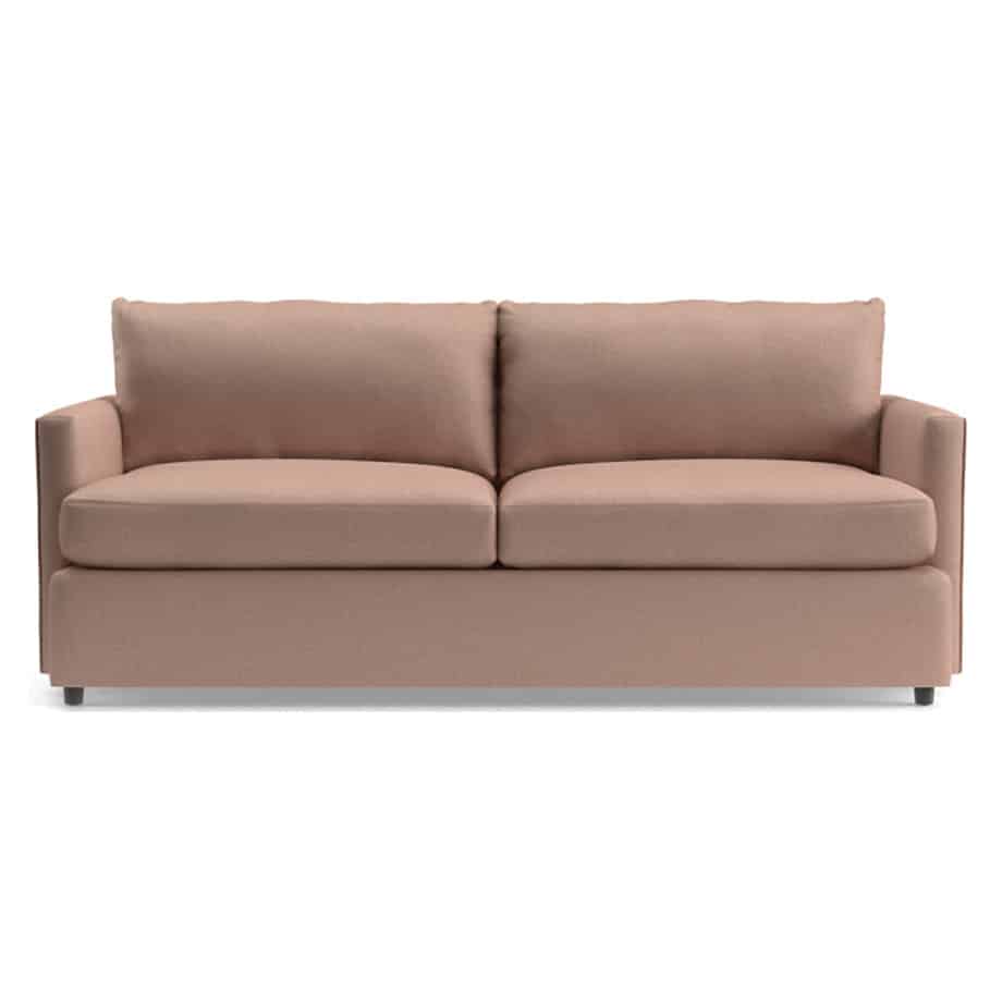 Crate & Barrel Lounge Sofa in Moira Spice fabric